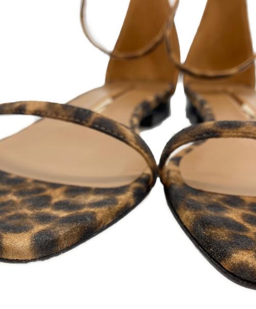 Brenta（ブレンタ）Brenta (ブレンタ) オパード柄フラットサンダル ブラウン サイズ:SIZE 36 1/2の古着・服飾アイテム