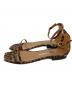 Brenta (ブレンタ) オパード柄フラットサンダル ブラウン サイズ:SIZE 36 1/2：7000円