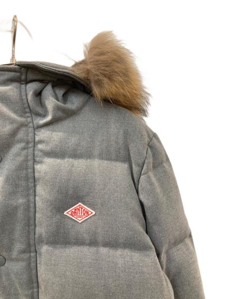 DANTON（ダントン）DANTON (ダントン) ラクーンファーダウンコート グレー サイズ:38の古着・服飾アイテム