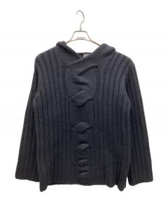 中古・古着通販】sacai (サカイ) バックプリーツTシャツ ブラック