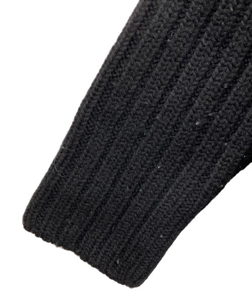 Jean Paul GAULTIER MAILLE HOMME（ジーンポール）Jean Paul GAULTIER MAILLE HOMME (ジーンポール) ニットパーカー ブラック サイズ:48の古着・服飾アイテム