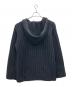 Jean Paul GAULTIER MAILLE HOMME (ジーンポール) ニットパーカー ブラック サイズ:48：16000円