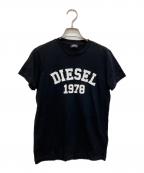 DIESELディーゼル）の古着「ロゴプリントTシャツ」｜ブラック