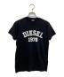 DIESEL（ディーゼル）の古着「ロゴプリントTシャツ」｜ブラック
