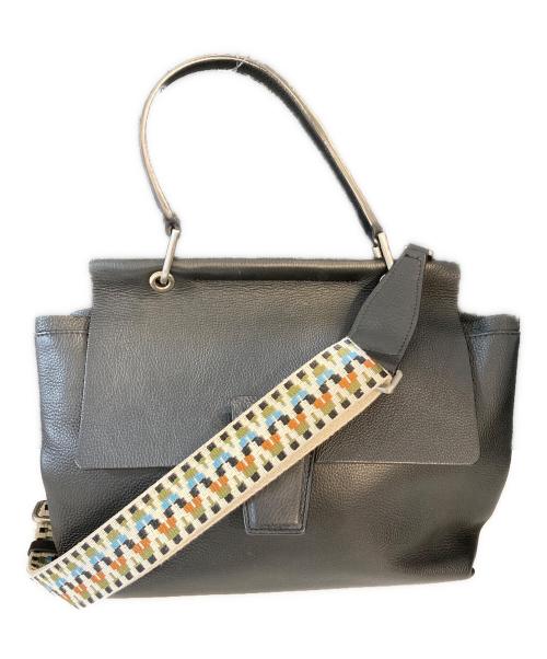 GIANNI CHIARINI（ジャンニ キアリーニ）GIANNI CHIARINI (ジャンニ キアリーニ) 2WAYショルダーバッグ ブラックの古着・服飾アイテム