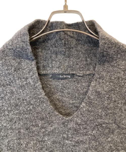 Y's for living（ワイズフォーリビング）Y'S for living (ワイズフォーリビング) ニットワンピース グレー サイズ:FREEの古着・服飾アイテム