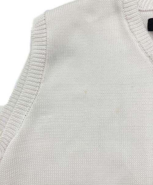 BLACK COMME des GARCONS（ブラックコムデギャルソン）BLACK COMME des GARCONS (ブラックコムデギャルソン) 切替ノースリーブワンピース ホワイト サイズ:Sの古着・服飾アイテム