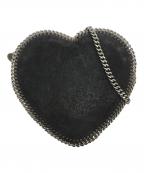 STELLA McCARTNEYステラマッカートニー）の古着「ハートチェーンショルダーバッグ　401571」｜ブラック