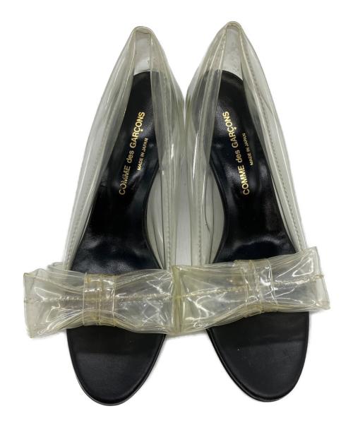 COMME des GARCONS（コムデギャルソン）COMME des GARCONS (コムデギャルソン) transparent Heels ブラック サイズ:24㎝の古着・服飾アイテム