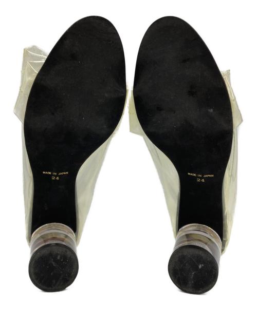 COMME des GARCONS（コムデギャルソン）COMME des GARCONS (コムデギャルソン) transparent Heels ブラック サイズ:24㎝の古着・服飾アイテム