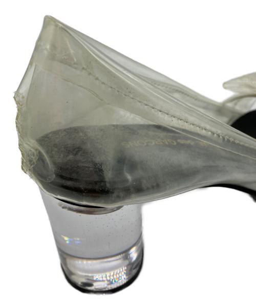 COMME des GARCONS（コムデギャルソン）COMME des GARCONS (コムデギャルソン) transparent Heels ブラック サイズ:24㎝の古着・服飾アイテム