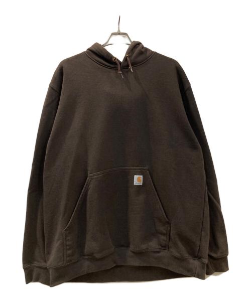CarHartt（カーハート）CarHartt (カーハート) プルオーバーパーカー ブラウン サイズ:XLの古着・服飾アイテム