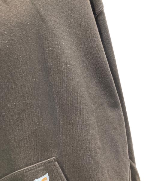 CarHartt（カーハート）CarHartt (カーハート) プルオーバーパーカー ブラウン サイズ:XLの古着・服飾アイテム