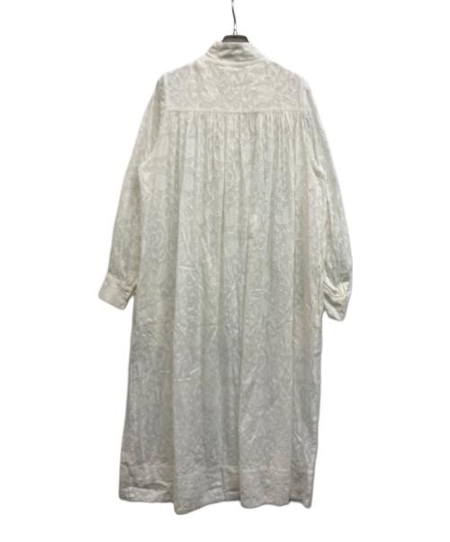 house of lotus（ハウスオブロータス）HOUSE OF LOTUS (ハウスオブロータス) ボタニカル柄ワンピース ホワイト サイズ:Mの古着・服飾アイテム