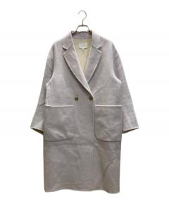 中古・古着通販】CADUNE (カデュネ) リバーコート ライトグレー サイズ