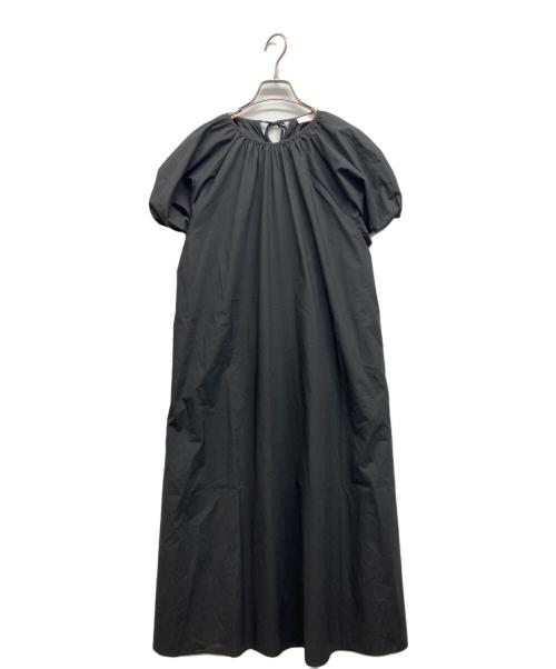 BALLSEY（ボールジィ）BALLSEY (ボールジィ) プロセスドコットンテントラインワンピース グレー サイズ:36の古着・服飾アイテム