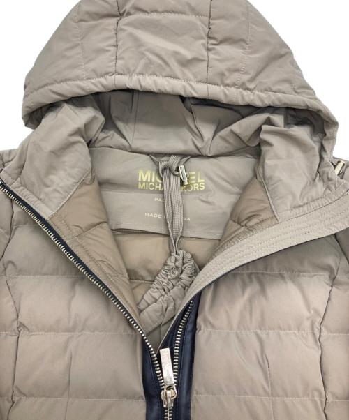 MICHAEL MICHAEL KORS（マイケル マイケルコース）MICHAEL MICHAEL KORS (マイケル マイケルコース) 中綿コート ベージュ サイズ:XSの古着・服飾アイテム