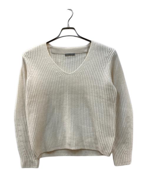 theory luxe（セオリーリュクス）theory luxe (セオリーリュクス) カシミヤニット ホワイト サイズ:32の古着・服飾アイテム
