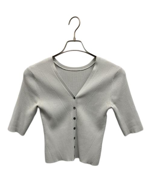 theory luxe（セオリーリュクス）theory luxe (セオリーリュクス) Vネックカーディガン グレー サイズ:32の古着・服飾アイテム