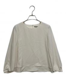theory luxe（セオリーリュクス）の古着「長袖ブラウス」｜ホワイト