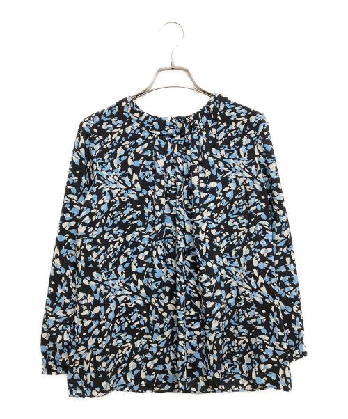 theory luxe（セオリーリュクス）theory luxe (セオリーリュクス) 総柄ブラウス ブラック サイズ:SIZE32の古着・服飾アイテム