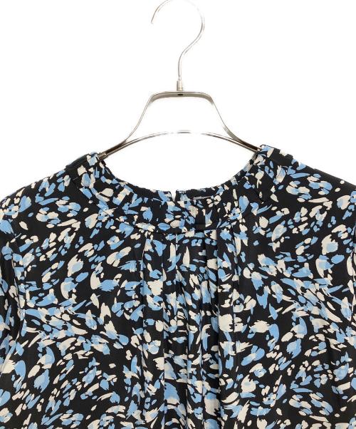 theory luxe（セオリーリュクス）theory luxe (セオリーリュクス) 総柄ブラウス ブラック サイズ:SIZE32の古着・服飾アイテム