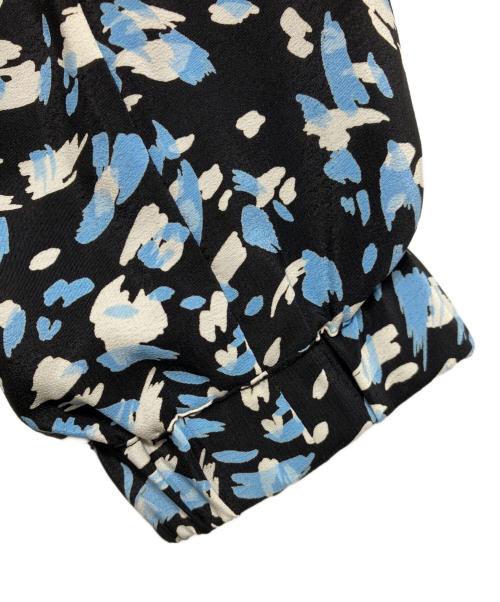 theory luxe（セオリーリュクス）theory luxe (セオリーリュクス) 総柄ブラウス ブラック サイズ:SIZE32の古着・服飾アイテム
