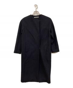 中古・古着通販】theory (セオリー) フェイクファーコート ブラック