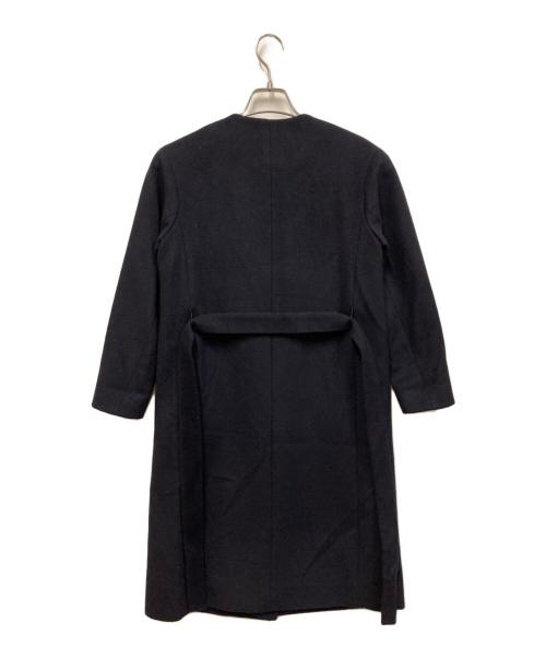 theory luxe（セオリーリュクス）theory luxe (セオリーリュクス) ノーカラーコート ネイビー サイズ:SIZE 32の古着・服飾アイテム