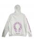 CHROME HEARTS（クロムハーツ）の古着「Purple Glitter Horseshoe Hoodie」｜ホワイト