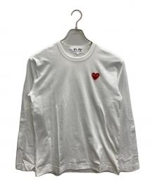PLAY COMME des GARCONS（プレイコムデギャルソン）の古着「エンブレム ロングスリーブTシャツ」｜ホワイト