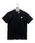 PLAY COMME des GARCONS（プレイコムデギャルソン）の古着「ゴールドエンブレムTシャツ」｜ブラック