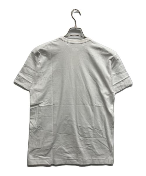 PLAY COMME des GARCONS（プレイコムデギャルソン）PLAY COMME des GARCONS (プレイコムデギャルソン) ゴールドエンブレムTシャツ ホワイト サイズ:L 未使用品の古着・服飾アイテム