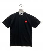 PLAY COMME des GARCONSプレイコムデギャルソン）の古着「エンブレム Tシャツ」｜ブラック