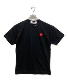 PLAY COMME des GARCONS（プレイコムデギャルソン）の古着「エンブレム Tシャツ」｜ブラック