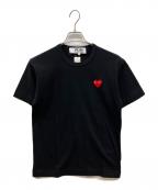 PLAY COMME des GARCONSプレイコムデギャルソン）の古着「エンブレム Tシャツ」｜ブラック