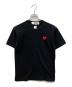 PLAY COMME des GARCONS（プレイコムデギャルソン）の古着「エンブレム Tシャツ」｜ブラック