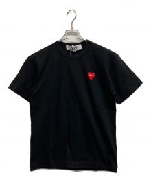 PLAY COMME des GARCONS（プレイコムデギャルソン）の古着「エンブレム Tシャツ」｜ブラック