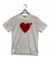 PLAY COMME des GARCONS（プレイコムデギャルソン）の古着「エンブレム Tシャツ」｜ホワイト