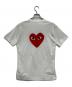 PLAY COMME des GARCONS (プレイコムデギャルソン) エンブレム Tシャツ ホワイト サイズ:M：9000円