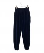 SEAシー）の古着「ベロアパンツ」｜ネイビー