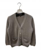 DRAWERドゥロワー）の古着「カシミヤシルクカーディガン」｜グレー
