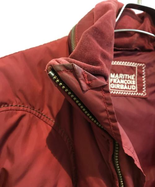MARITHE+FRANCOIS GIRBAUD（マリテフランソワジルボー）MARITHE+FRANCOIS GIRBAUD (マリテフランソワジルボー) ダウンジャケット ボルドー サイズ:Mの古着・服飾アイテム