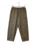 DANTON（ダントン）の古着「WOOL EASY PANTS」｜ベージュ