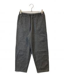 DANTON（ダントン）の古着「WOOL EASY PANTS ウールイージーパンツ」｜グレー