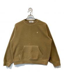 Gymphlex（ジムフレックス）の古着「ボアフリース クルーネックプルオーバー GY-C0178」｜ベージュ