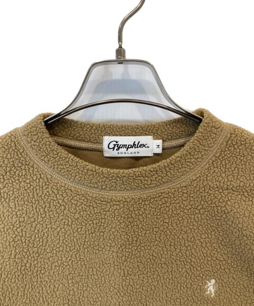 Gymphlex（ジムフレックス）Gymphlex (ジムフレックス) ボアフリース クルーネックプルオーバー GY-C0178 ベージュ サイズ:14の古着・服飾アイテム