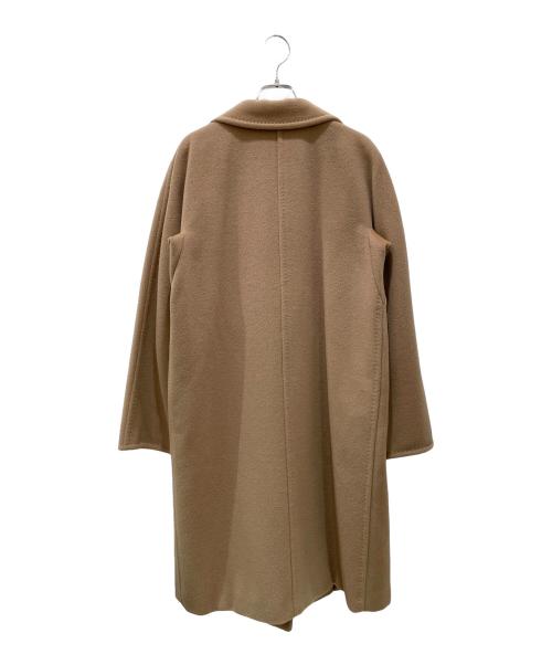 MaxMara（マックスマーラ）MaxMara (マックスマーラ) ウールカシミヤダブルコート ベージュ サイズ:38の古着・服飾アイテム