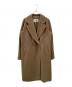 MaxMara（マックスマーラ）の古着「ウールカシミヤダブルコート」｜ベージュ