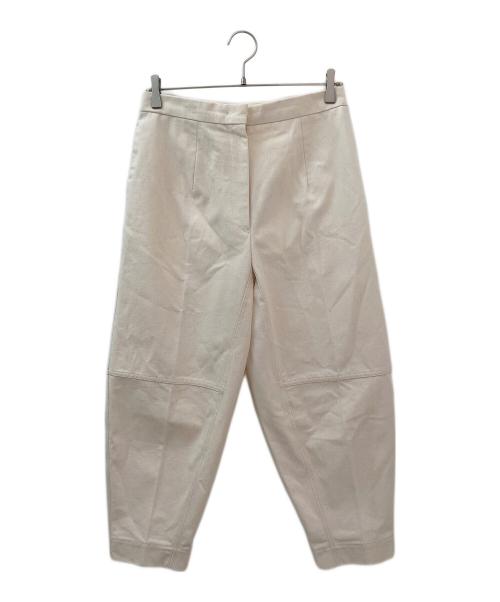 JIL SANDER（ジルサンダー）JIL SANDER (ジルサンダー) カーブパンツ ナチュラル サイズ:34の古着・服飾アイテム
